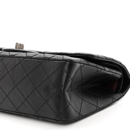 Chanel Aged Calfskin Quilted 2.55 Reissue 225 Flap Black 9 of 9