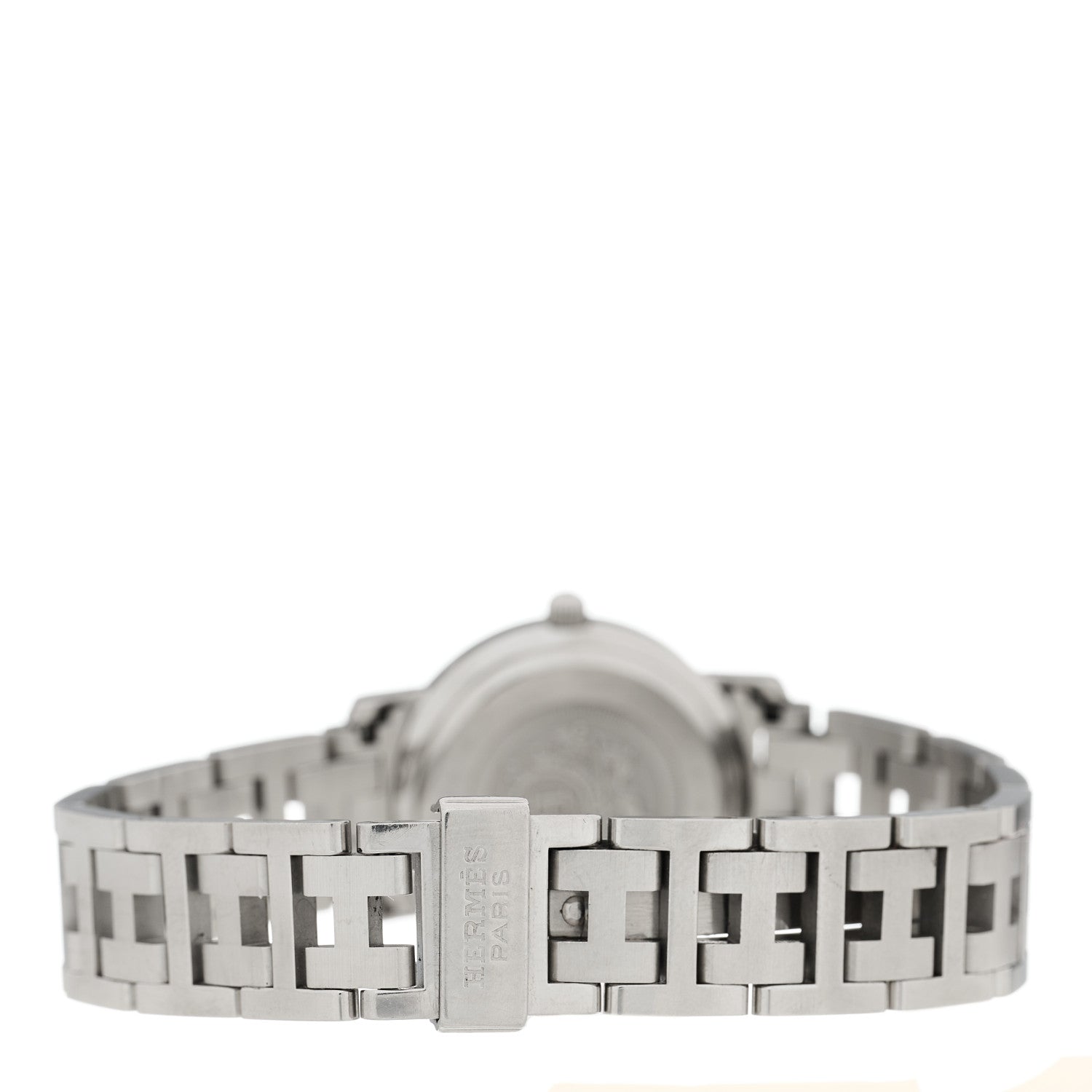 Hermes Stainless Steel 24mm Clipper Quartz Watch White 3 of 4