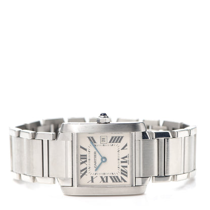 Cartier Stainless Steel 25mm Tank Francaise Quartz Watch 2 of 4