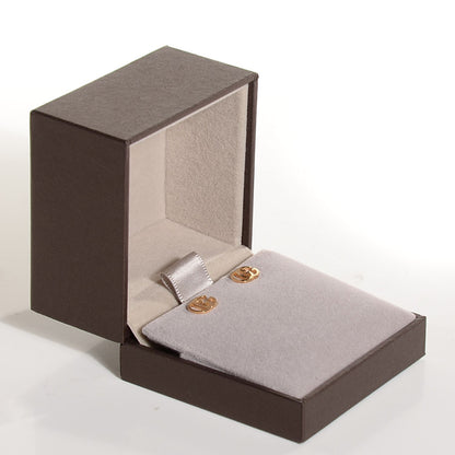 Gucci 18K Yellow Gold GG Tissue Stud Earrings 12 of 12