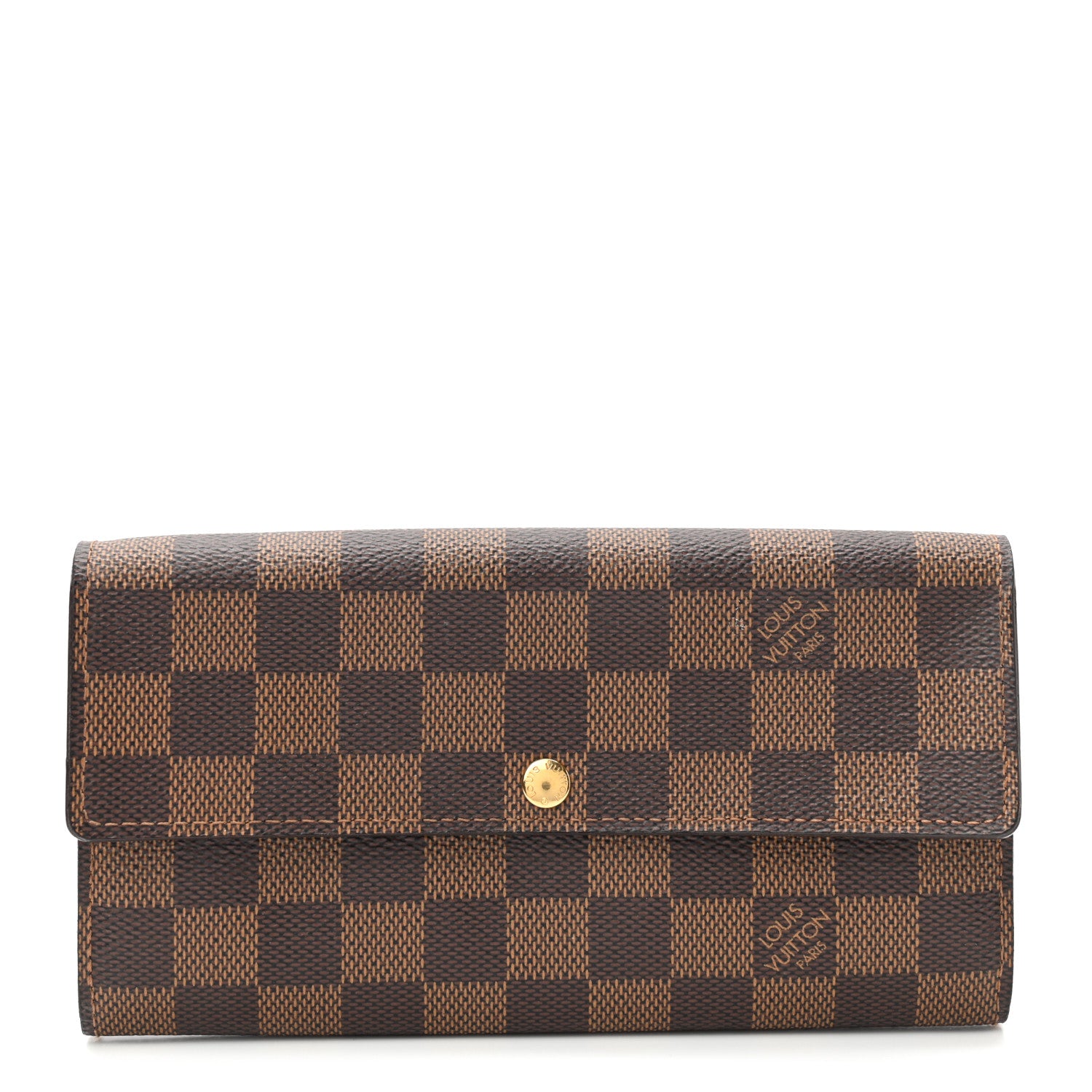 Louis Vuitton Damier Ebene Sarah Wallet 1 of 9