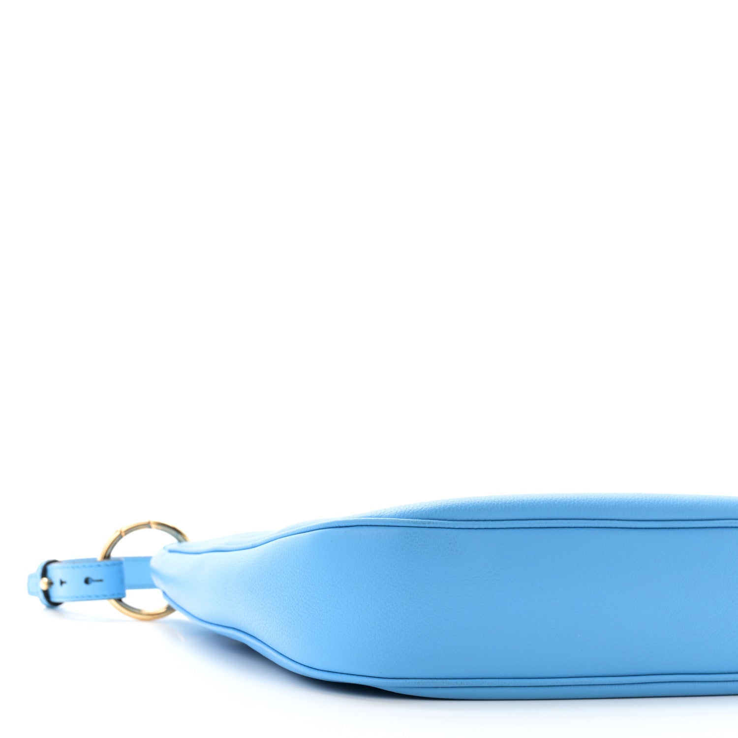 Versace Grained Calfskin La Medusa Medium Hobo Crossbody Blue 8 of 11