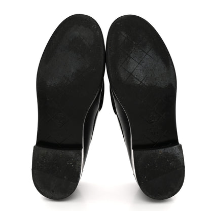 Chanel Lambskin Quilted CC Turnlock Loafers 37.5 Black 37.5 Black 6 of 12