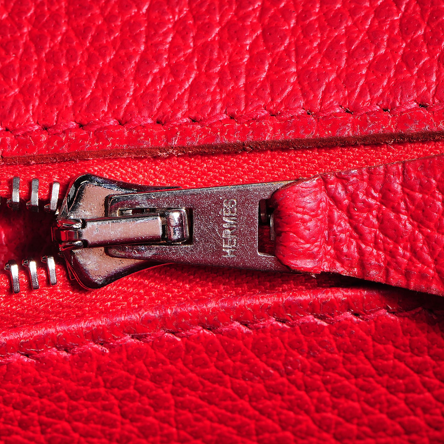 Hermes Buffle Skipper Birkin 35 Rouge Vif 10 of 28