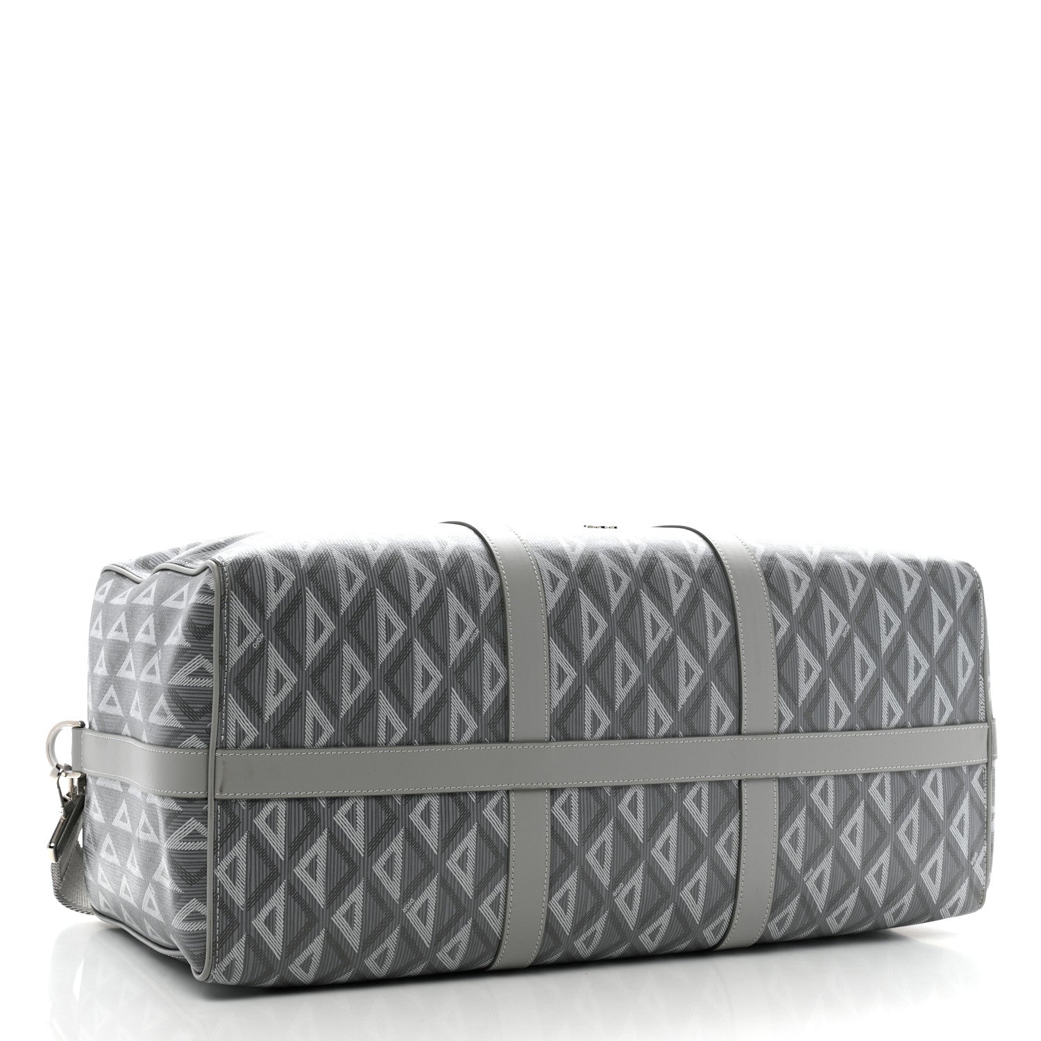 Christian Dior Coated Canvas CD Diamond Lingot 50 Bag Grey 3 of 12