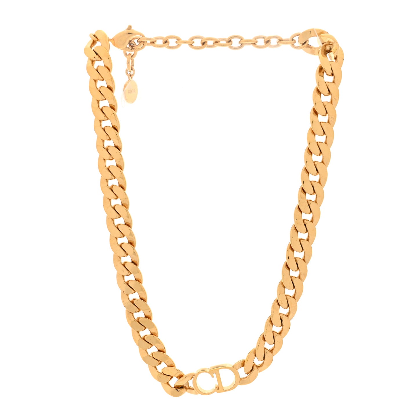 Metal Danseuse Etoile Chain Choker Necklace Gold