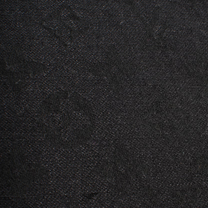 Louis Vuitton Silk Wool Monogram Shawl Black 1 of 5