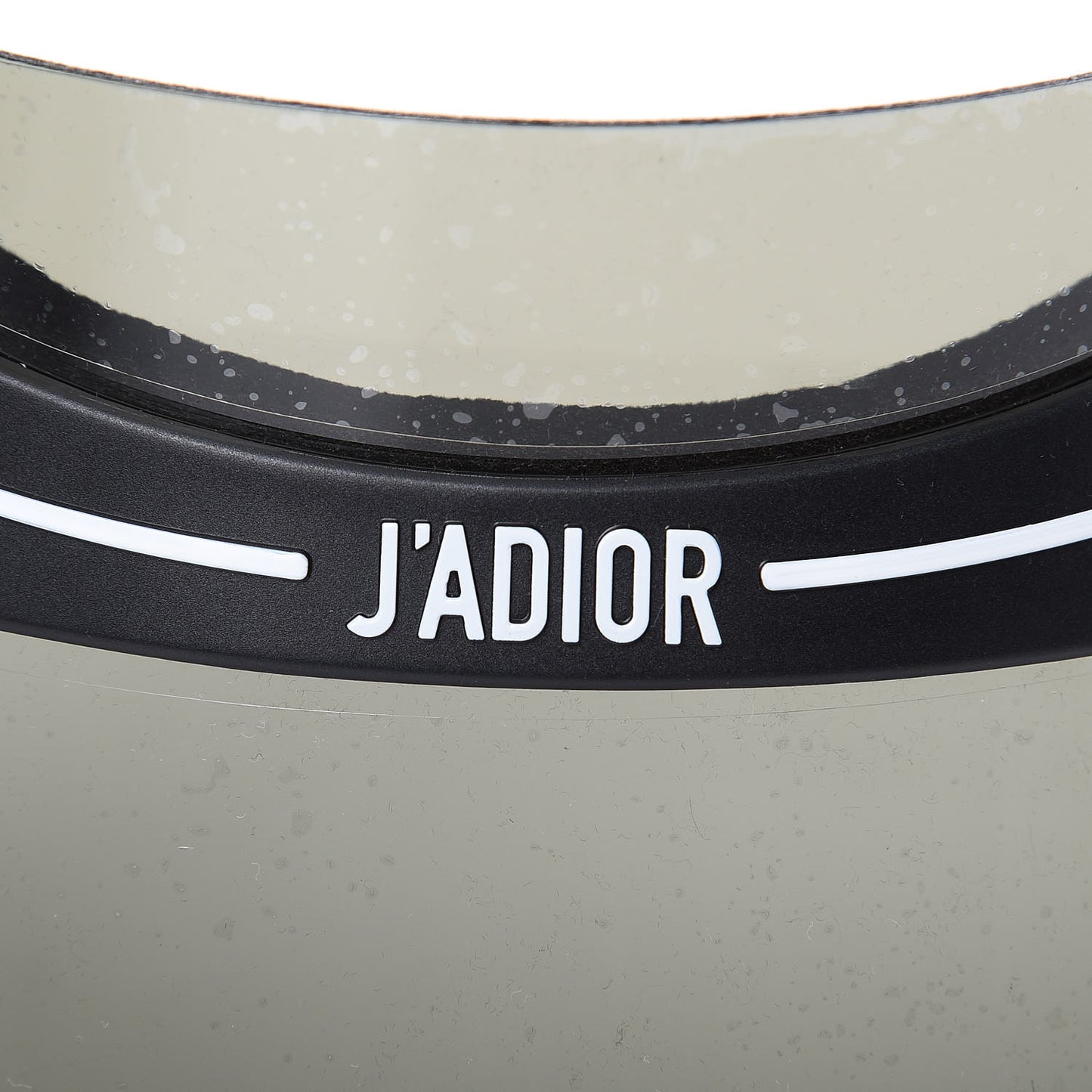 Mirrored DiorClub1 Sun Visor Silver