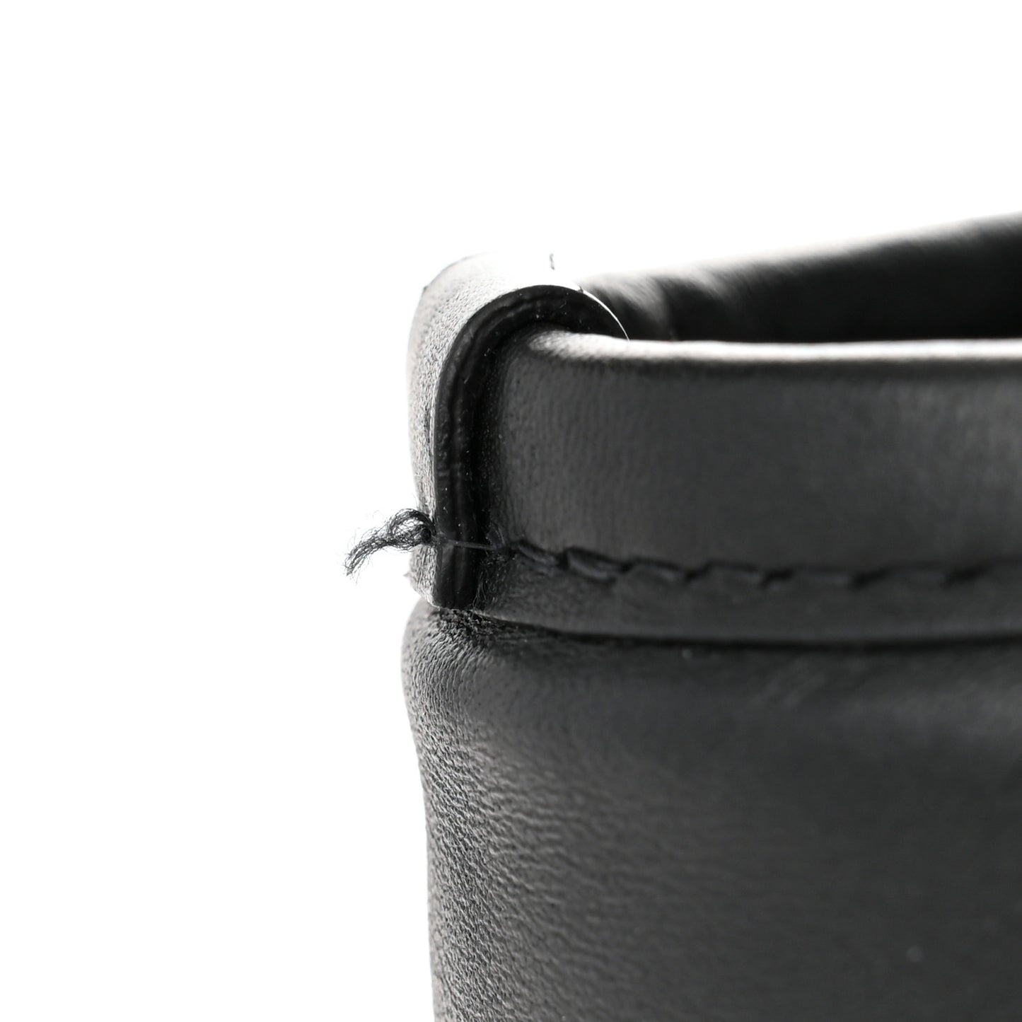 Calfskin Small Deauville Tote Black