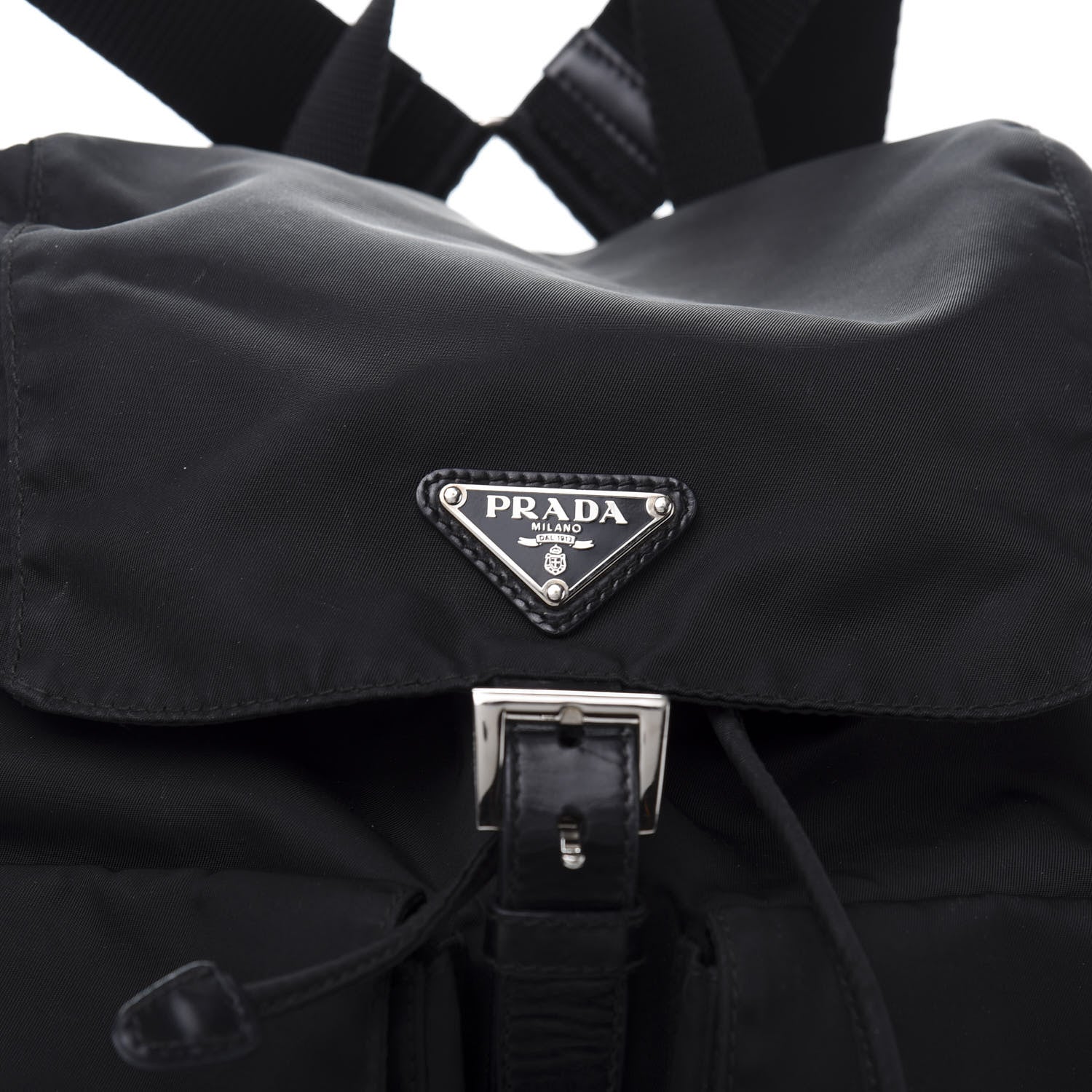 Prada Nylon Vela Medium Backpack Black 9 of 9