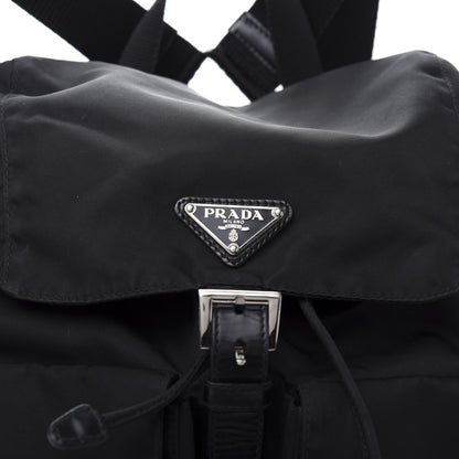 Prada Nylon Vela Medium Backpack Black 9 of 9