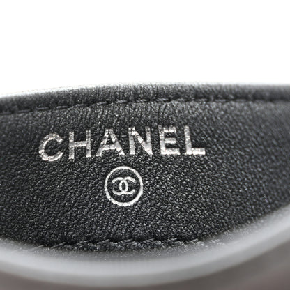 Chanel Pearly Lambskin Quilted Card Holder So Black 5 of 7