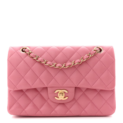 Chanel Caviar Quilted Small Double Flap Pink 1 of 11