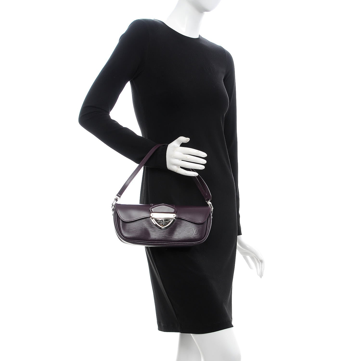 Louis Vuitton Epi Montaigne Clutch Cassis 2 of 10
