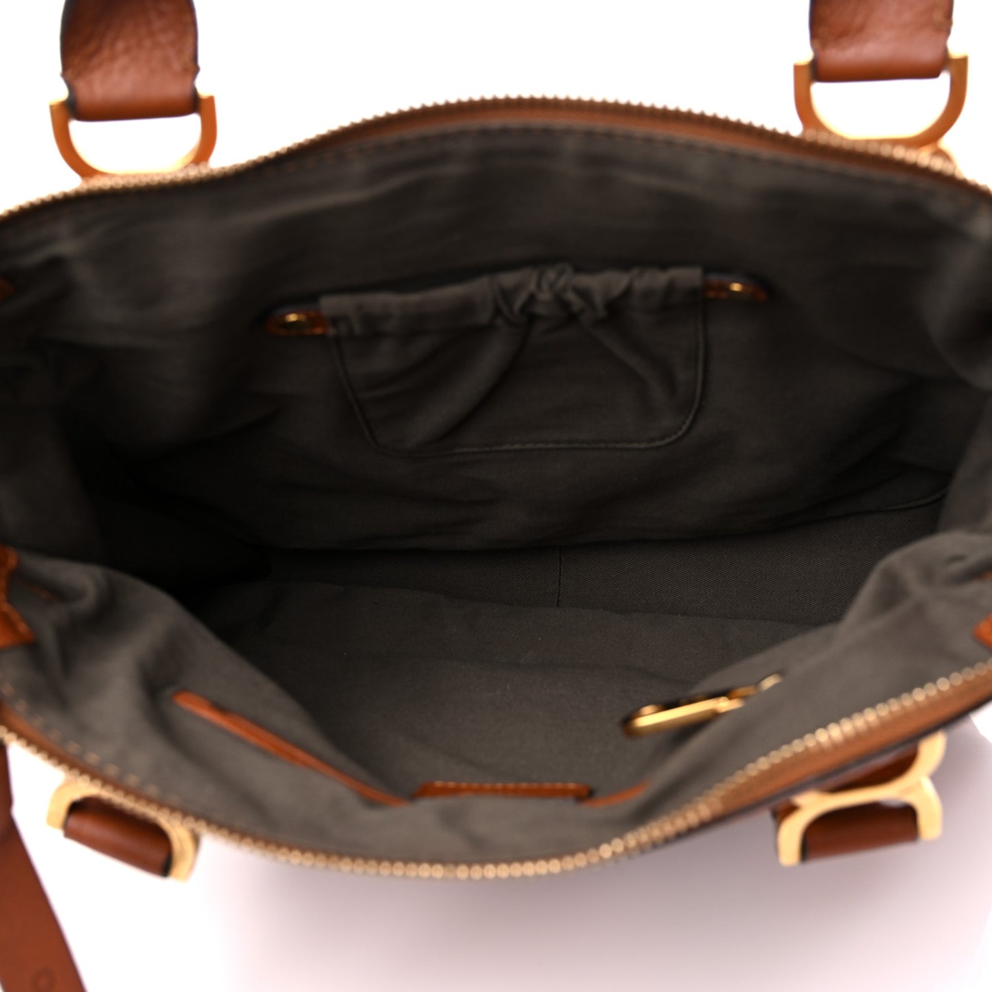 Calfskin Medium Marcie Satchel Tan