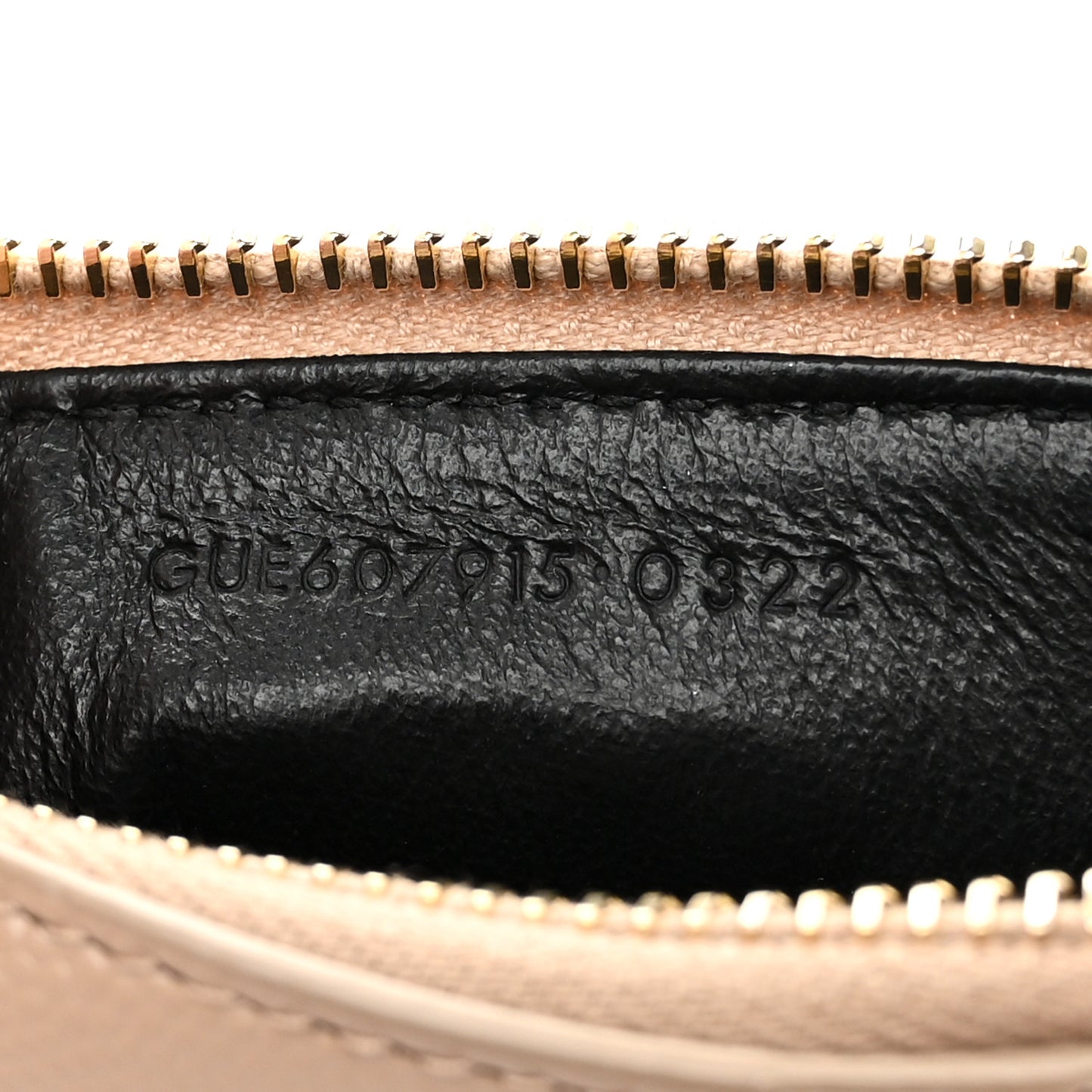 Monogram Grain de Poudre 5 Fragments Zip Pouch Card Holder Dark Beige