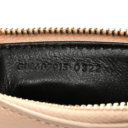 Saint Laurent Monogram Grain de Poudre 5 Fragments Zip Pouch Card Holder Dark Beige 7 of 7
