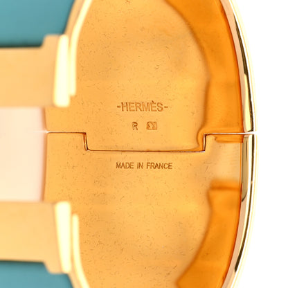 Hermes Enamel Extra Wide Clic Clac H Bracelet PM Emeraude 4 of 4