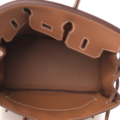 Hermes Togo Birkin 25 Gold 4 of 9