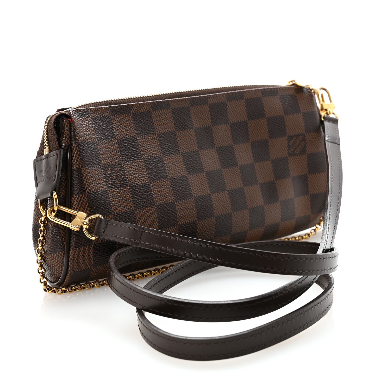 Louis Vuitton Damier Ebene Eva Clutch 3 of 10
