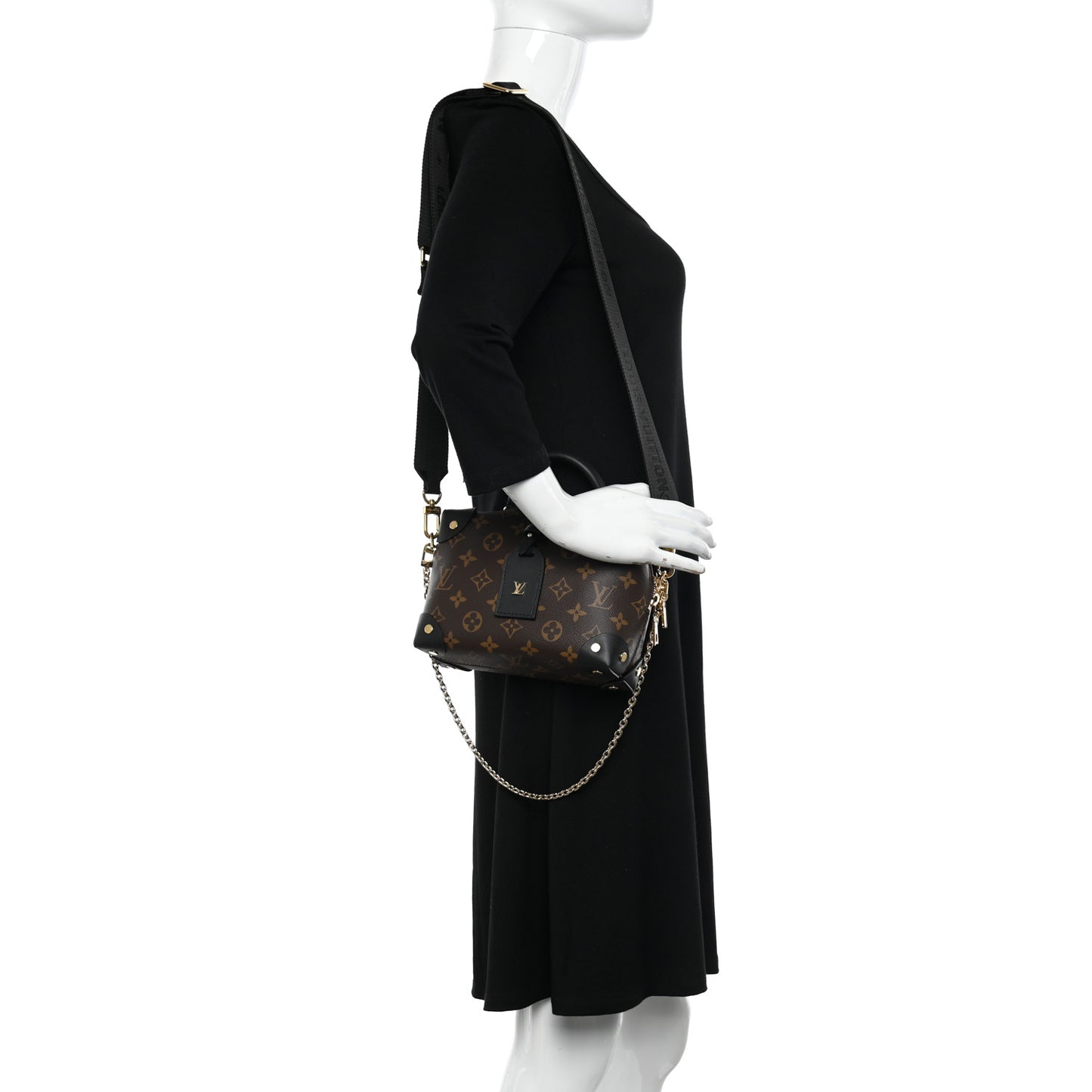 Monogram Petite Malle Souple Black