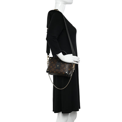 Louis Vuitton Monogram Petite Malle Souple Black 2 of 9