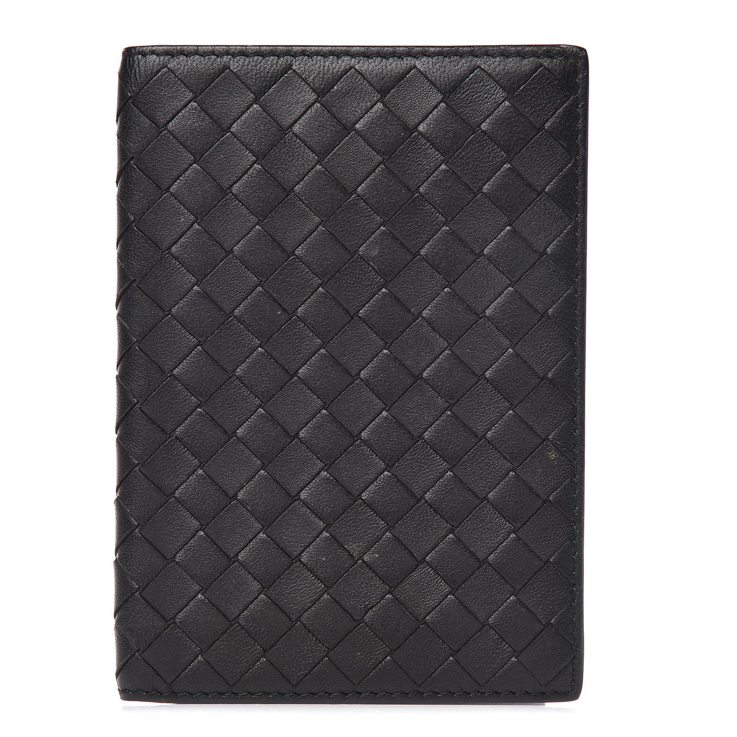 Bottega Veneta Nappa Intrecciato Passport Case Black 1 of 6