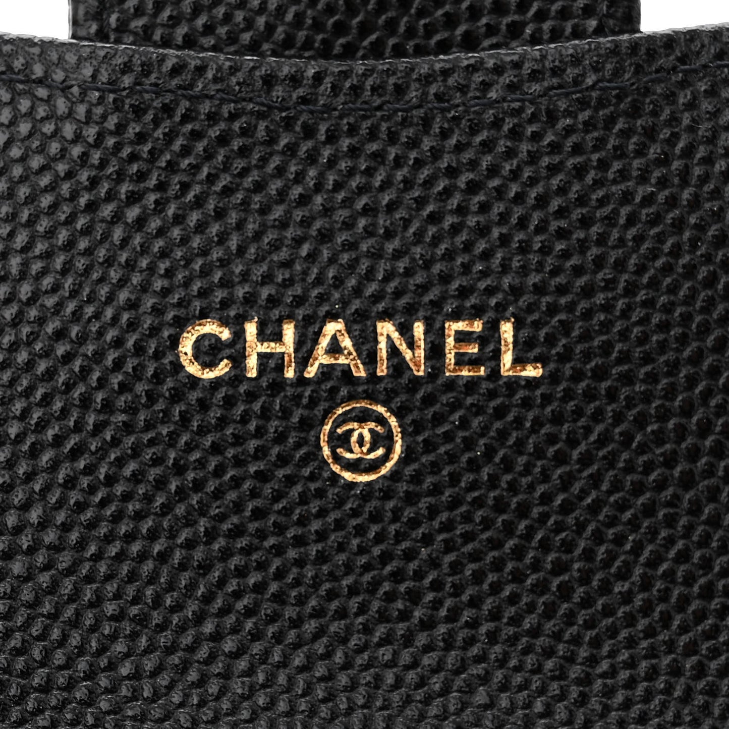 Caviar Quilted Mini Chain Belt Bag Black