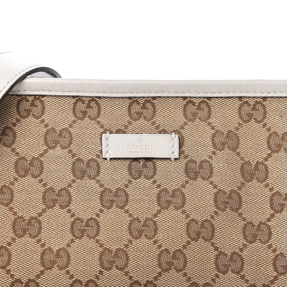 Gucci Monogram Medium Flat Messenger Bag Off White 10 of 10