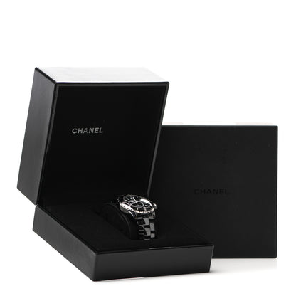 Chanel Stainless Steel Ceramic 38mm J12 Automatic Watch Black 5 of 5