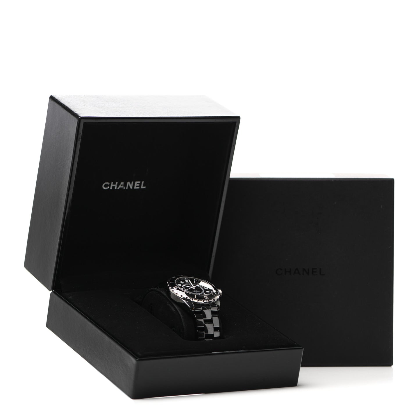 Stainless Steel Ceramic 38mm J12 Automatic Watch Black