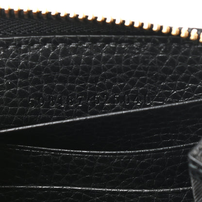 Gucci Pebbled Calfskin Soho Zip Around Wallet Black 7 of 7