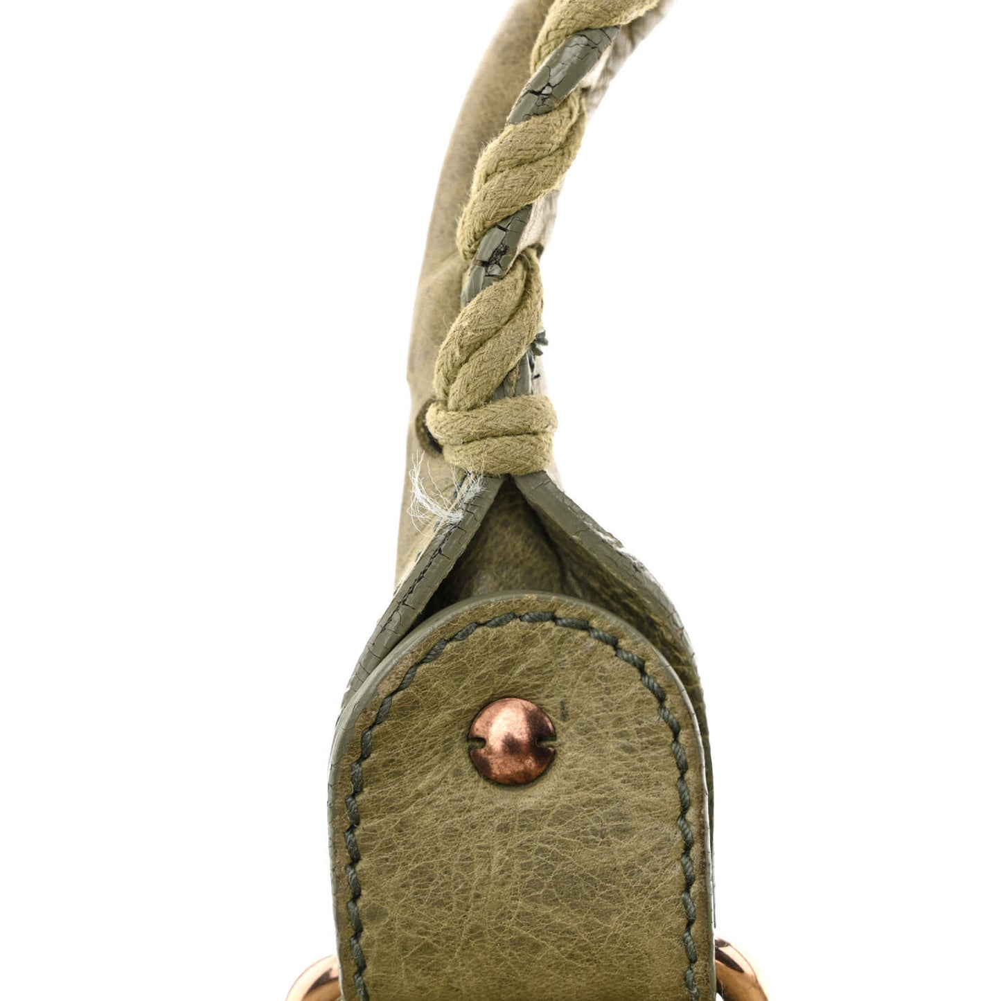 Agneau Giant 21 Rose Gold Hardware City Light Olive