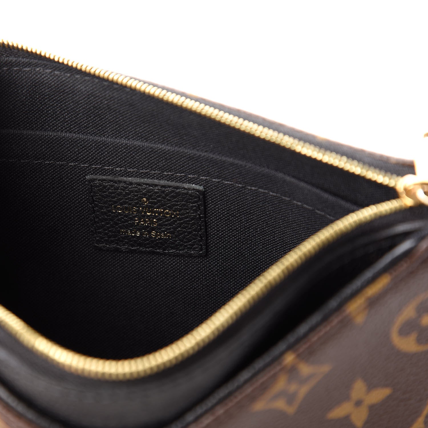 Louis Vuitton Monogram Pallas Clutch Black 8 of 11