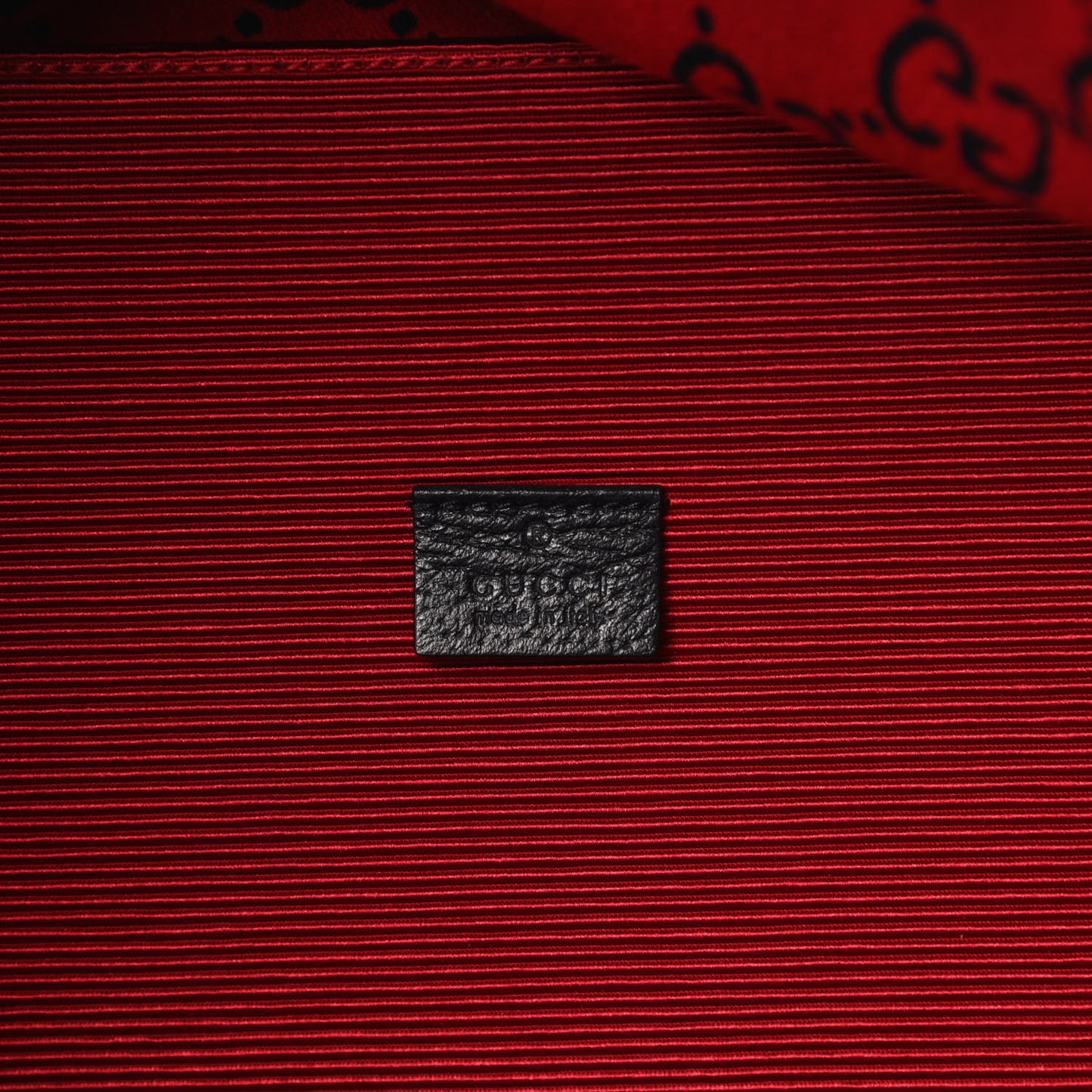 Covered Wool Textured Dollar Calfskin GG Monogram Large Tote Bag Blue Red