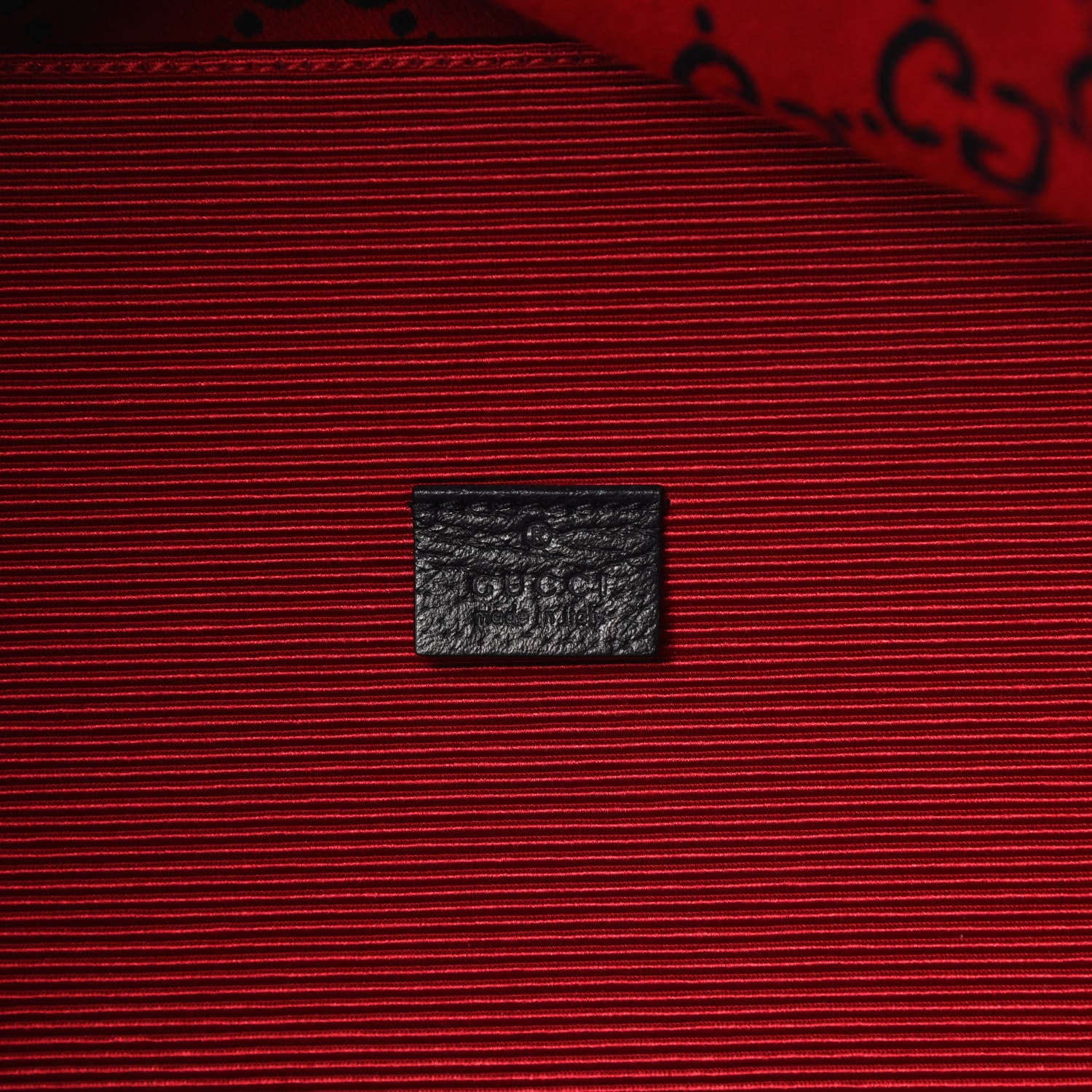 Gucci Covered Wool Textured Dollar Calfskin GG Monogram Large Tote Bag Blue Red 6 of 10