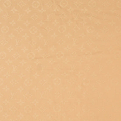 Louis Vuitton Silk Wool Monogram Shawl Beige 1 of 5