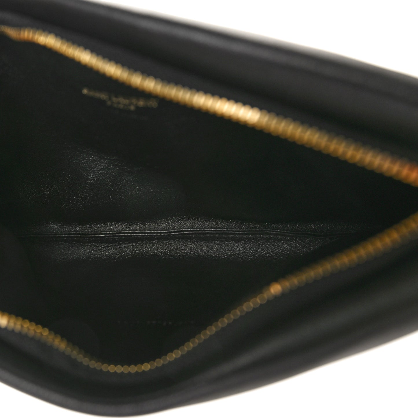 Lambskin Small Calypso Pouch Black