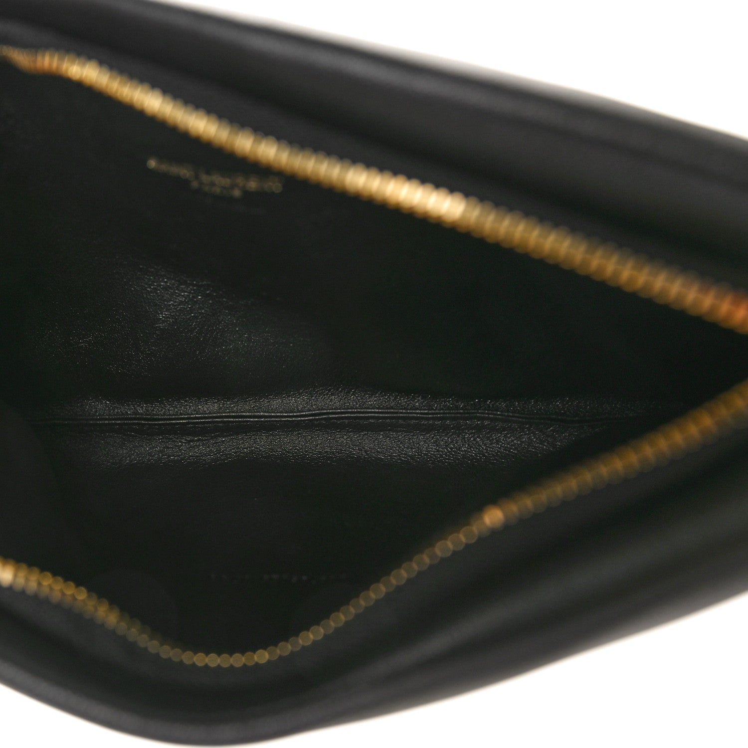 Saint Laurent Lambskin Small Calypso Pouch Black 5 of 8