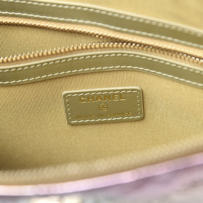 Chanel Metallic Goatskin Quilted Medium 2.55 Reissue Cosmetic Case Multicolor 5 of 8