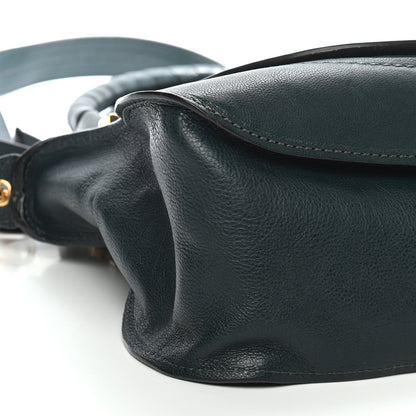 Chloe Natural Grain Calfskin Medium Marcie Satchel Teal 4 of 10