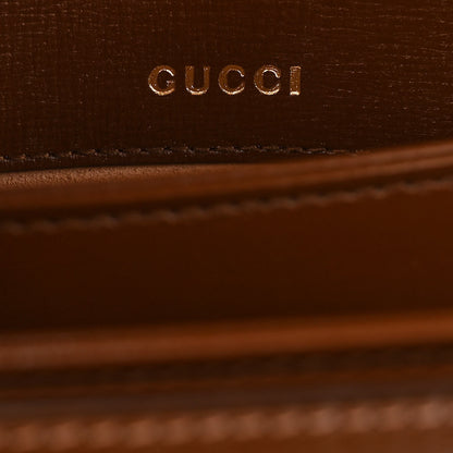 Gucci Azalea Calfskin Horsebit 1955 Shoulder Bag Brown Sugar 7 of 12