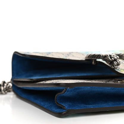 Gucci GG Supreme Monogram Blooms Mini Dionysus Shoulder Bag Beige Navy Vintage Blue 11 of 13