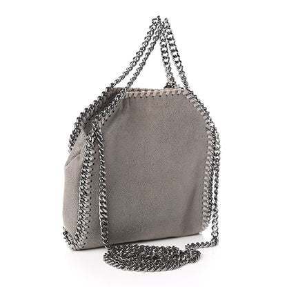Stella McCartney Shaggy Deer Tiny Falabella Tote Grey 3 of 10