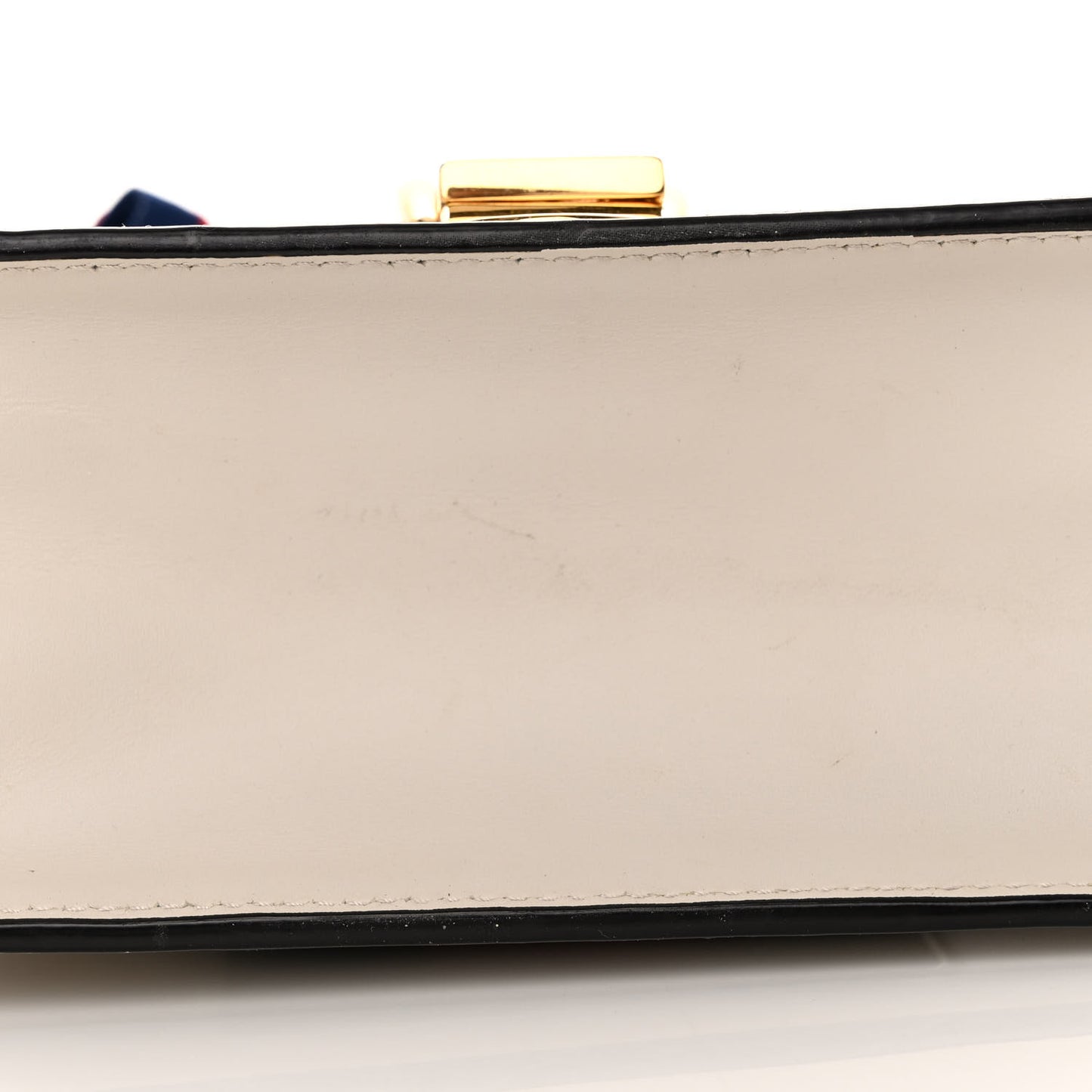 Calfskin Mini Sylvie Chain Shoulder Bag White