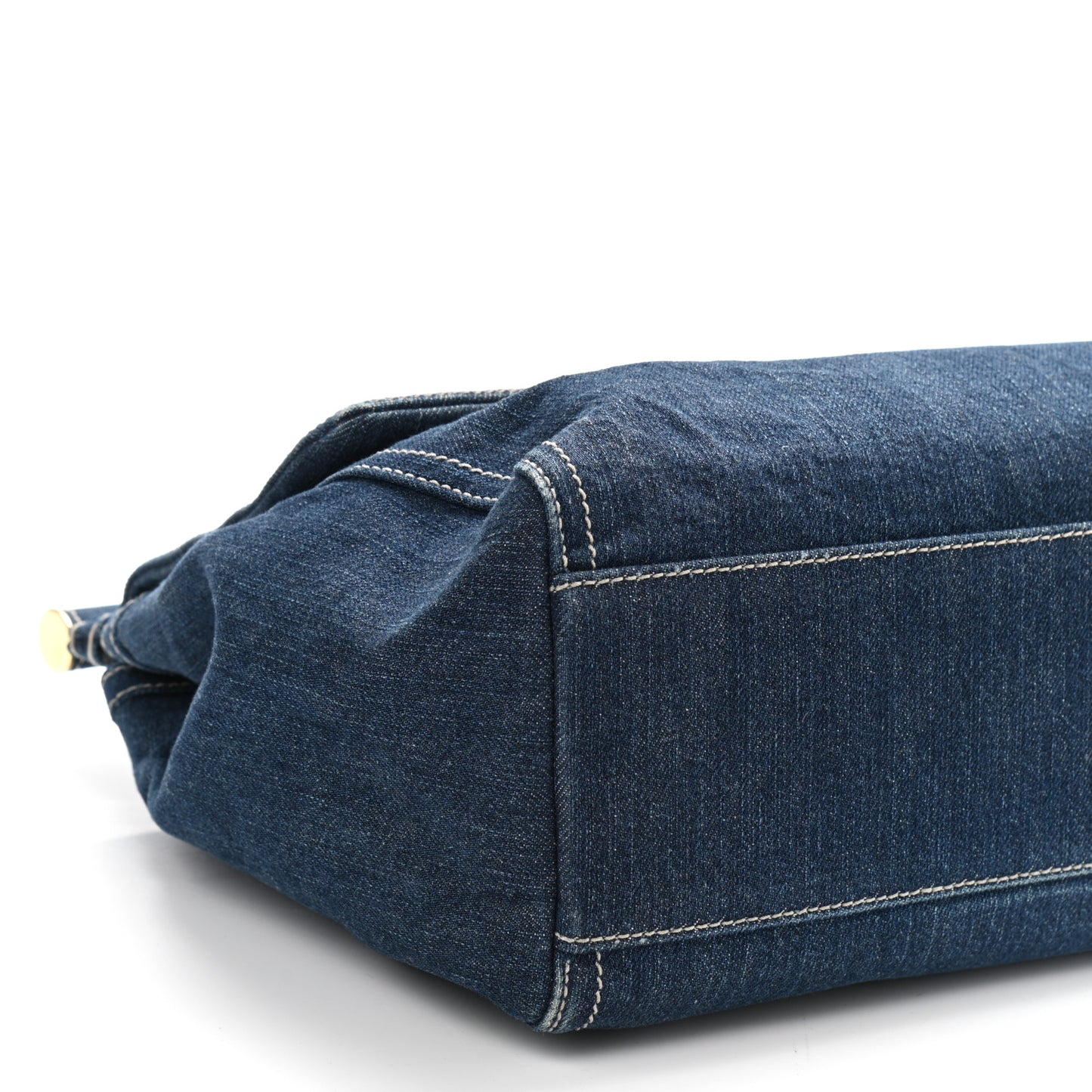 Denim Large Miss Sicily Satchel Blue