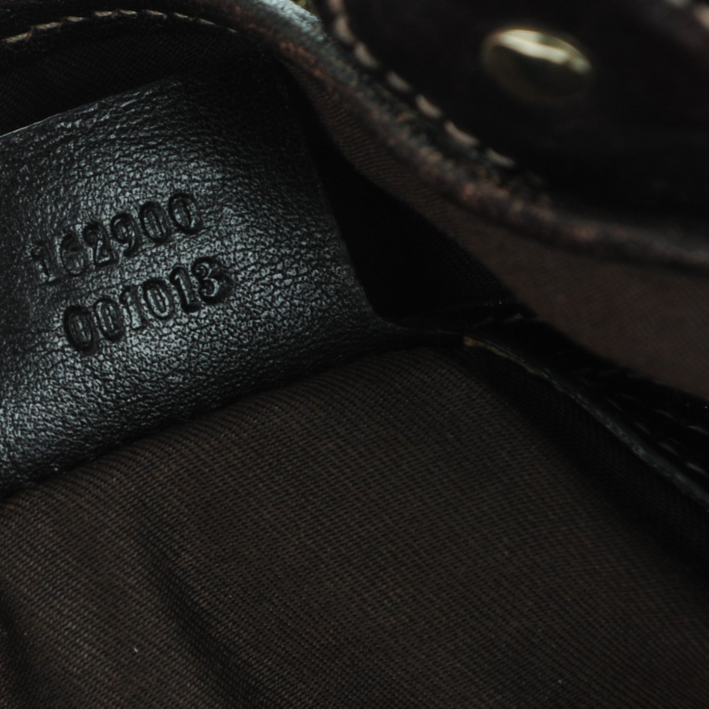 Monogram Small Pelham Shoulder Bag Dark Brown