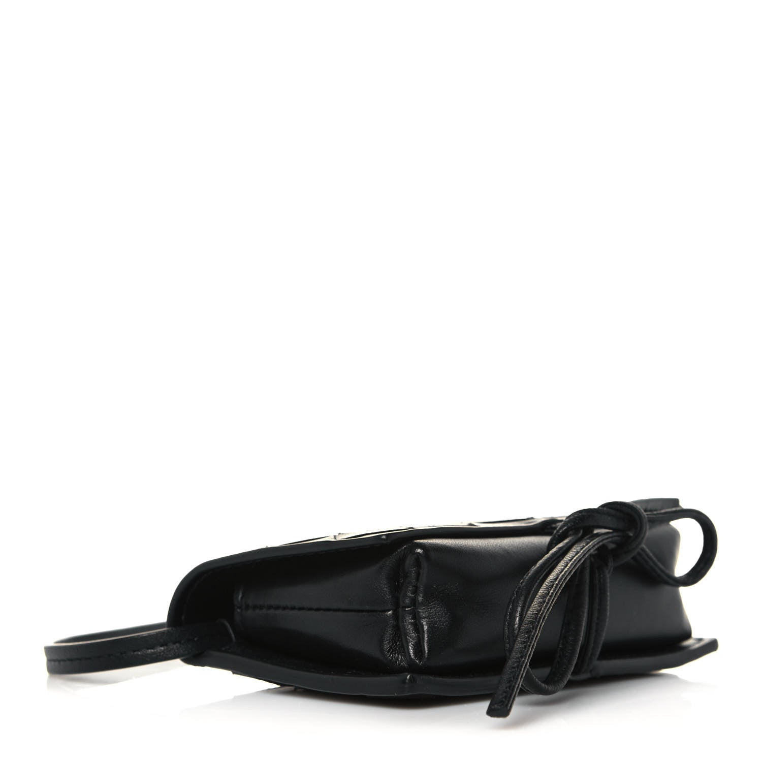 Bottega Veneta Nappa Intrecciato Crossbody Coin Pouch Black 4 of 13