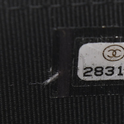 Chanel Lambskin Pyramid Wallet On Chain WOC Black 8 of 14