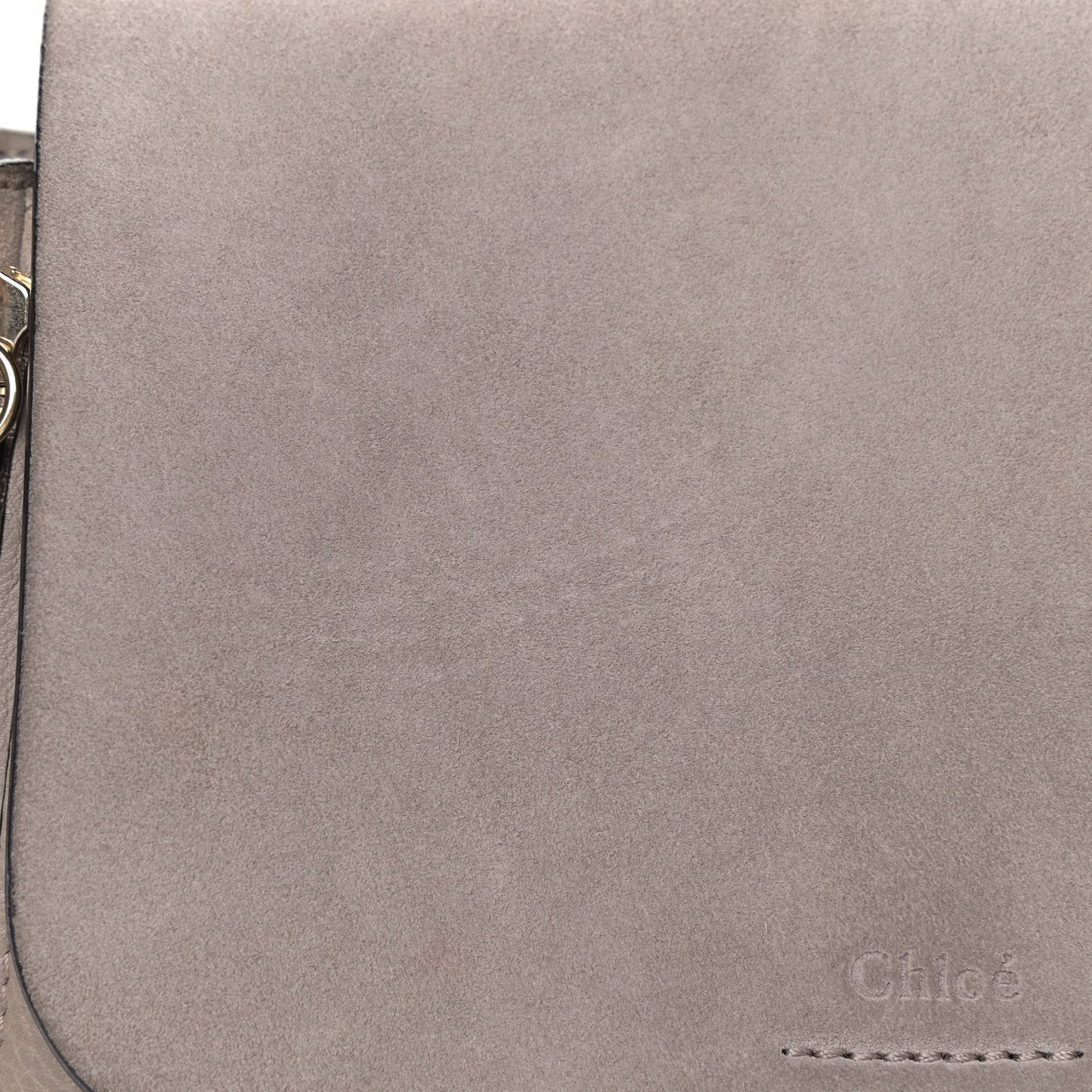 Suede Calfskin Medium Faye Backpack Motty Grey